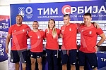 A press conference of the Serbian kayak national team was held at Nikola Tesla Airport before leaving for Tokyo for the Olympic Games.Na aerodromu Nikola Tesla odrzana je konferencija za medije kajakaske reprezentacije Srbije pred polazak u Tokio n