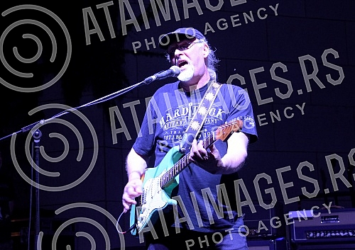 Concert of Riblja corba held on Summer stage in Nis (Niska fortress).Koncert Riblje corbe na niskoj tvrdjavi - Letnja bina.