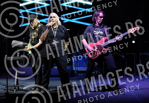 Concert of Riblja corba held on Summer stage in Nis (Niska fortress).Koncert Riblje corbe na niskoj tvrdjavi - Letnja bina.