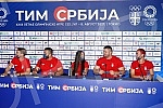 A press conference of the Serbian national athletics team was held at Nikola Tesla Airport before leaving for Tokyo for the Olympic Games. Na aerodromu Nikola Tesla odrzana je konferencija za medije atletske reprezentacije Srbije pred polazak u Tok