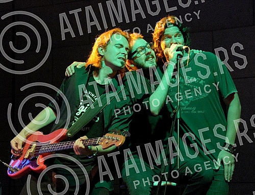 Concert of Riblja corba held on Summer stage in Nis (Niska fortress).Koncert Riblje corbe na niskoj tvrdjavi - Letnja bina.