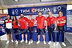A press conference of the Serbian national athletics team was held at Nikola Tesla Airport before leaving for Tokyo for the Olympic Games. Na aerodromu Nikola Tesla odrzana je konferencija za medije atletske reprezentacije Srbije pred polazak u Tok
