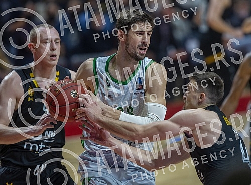 The match of the third round of 7DAYS EuroCup between BC Partizan NIS and BC Joventut was played in the hall Aleksandar Nikolic.Utakmica treceg kola 7DAYS EuroCup izmedju KK Partizan NIS i KK Huventud odigrana je u hali Aleksandar Nikolic.