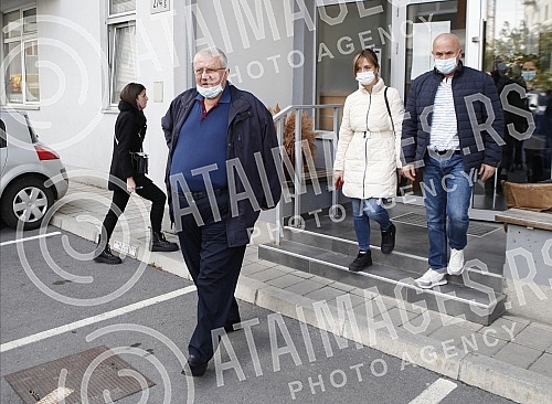 Dr. Vojislav Seselj, President of the Serbian Radical Party before the Third Court - Trial of the indictment Vojislav Seselj against Bosko Obradovic.Dr Vojislav Seselj, predsednik Srpske radikalne stranke ispred Treceg suda - Sudjenje po optuznici V