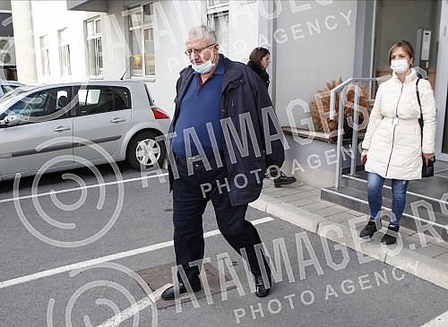 Dr. Vojislav Seselj, President of the Serbian Radical Party before the Third Court - Trial of the indictment Vojislav Seselj against Bosko Obradovic.Dr Vojislav Seselj, predsednik Srpske radikalne stranke ispred Treceg suda - Sudjenje po optuznici V