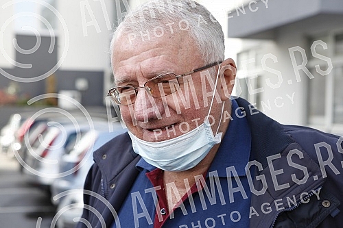 Dr. Vojislav Seselj, President of the Serbian Radical Party before the Third Court - Trial of the indictment Vojislav Seselj against Bosko Obradovic.Dr Vojislav Seselj, predsednik Srpske radikalne stranke ispred Treceg suda - Sudjenje po optuznici V