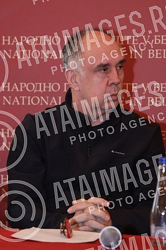 A press conference was held at the National Theater on the occasion of the premiere of August Strindberg's play 
