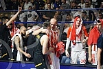 Interruption in the third game of the final series of the AdmiralBet ABA League between KK Partizan NIS and KK Crvena zvezda mts, as the referees ordered to empty part of the stands behind the Red Star bench, as well as the ground floor behind the co