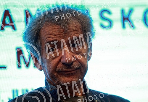 A press conference was held at the mts Hall Press Center on the occasion of the opening of the fourth French Film Festival, which will be held from 15 to 19 June at three locations in the city and on the online platform MOJ OFF.U Press centru mts D