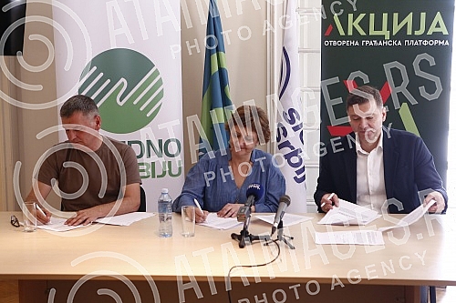 The Political Declaration on Unification and the formation of a joint political organization of the Action, the Environmental Uprising and the Assembly of Free Serbia was signed in the premises of the Assembly of Free Serbia, thus officially starting