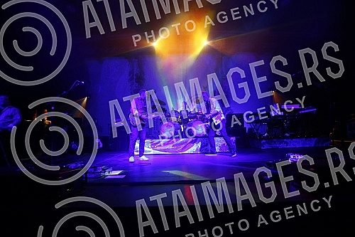 The concert of Nick Mason's Saucerful of Secrets, which performs music by Pink Floyd, was held at the Belexpo Center.Koncert sastava Nick Mason's Saucerful of Secrets, koji izvodi muziku Pink Floyda, odrzan je u Belexpo centru