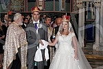 Wedding at Oplenac, in the church of St. George - Prince Djorde Karadordevic and Felon Rajon Karadordevic (Fallon Rayman).Svadba na Oplencu, u crkvi Svetog Djordja - Princ Djorde Karadordevic i Felon Rajman Karadordevic (Fallon Rayman)