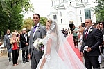 Wedding at Oplenac, in the church of St. George - Prince Djorde Karadordevic and Felon Rajon Karadordevic (Fallon Rayman).Svadba na Oplencu, u crkvi Svetog Djordja - Princ Djorde Karadordevic i Felon Rajman Karadordevic (Fallon Rayman)