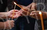 A memorial service was held in the Church of St. Mark, organized by the families of the missing and killed 