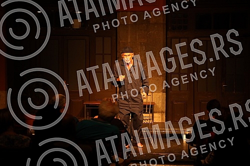 Serbian actor with a career in Hollywood, Zeljko Dimic or Jack Dimich, played his monodrama 