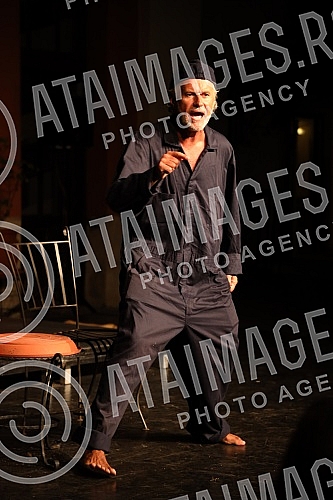 Serbian actor with a career in Hollywood, Zeljko Dimic or Jack Dimich, played his monodrama 