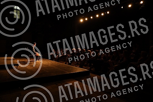 Serbian actor with a career in Hollywood, Zeljko Dimic or Jack Dimich, played his monodrama 