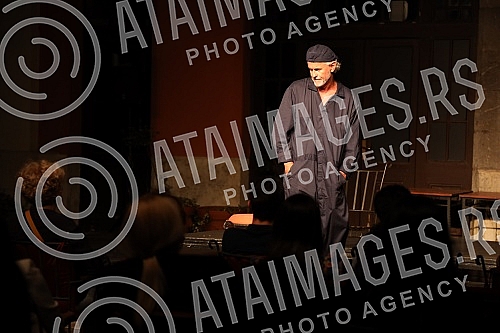 Serbian actor with a career in Hollywood, Zeljko Dimic or Jack Dimich, played his monodrama 