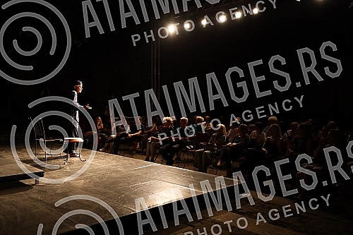 Serbian actor with a career in Hollywood, Zeljko Dimic or Jack Dimich, played his monodrama 