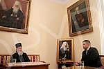 Patrijarh Srpski Irinej primio je Nenada Borovcanina, drzavnog sekretara za omladinu u Srpskoj Patrijarsiji.