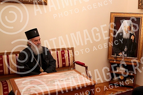 Patrijarh Srpski Irinej primio je Nenada Borovcanina, drzavnog sekretara za omladinu u Srpskoj Patrijarsiji.