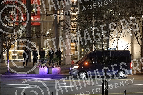 Members of the Leviathan movement gathered on Cvetni trg, where the gathering 