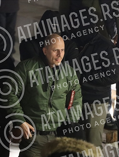 Members of the Leviathan movement gathered on Cvetni trg, where the gathering 