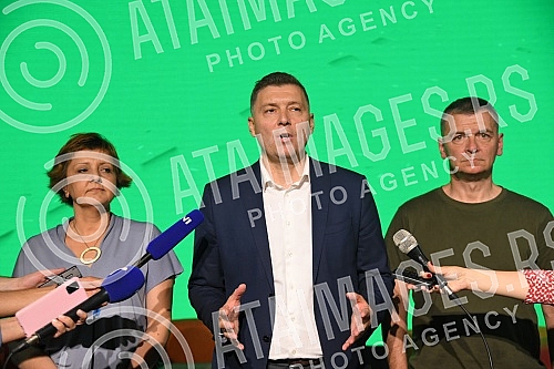 The open civic platform Akcija, the Environmental Uprising Movement and the Assembly of Free Serbia, which ran in the April elections within the Moramo coalition, formed a new, unified green-left political organization Together, and the founding asse