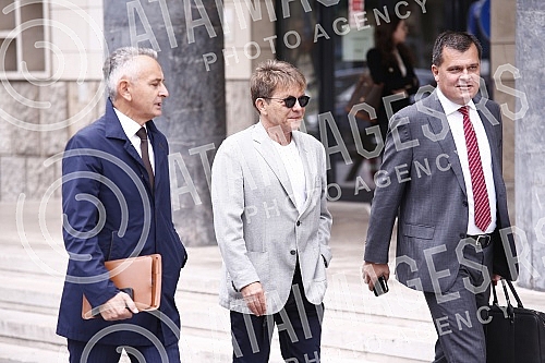 In the First Basic Court in Belgrade, the trial of actor and director Dragan Bjelogrlic should continue regarding accusations of violent behavior against fellow director Predrag Antonijevic.