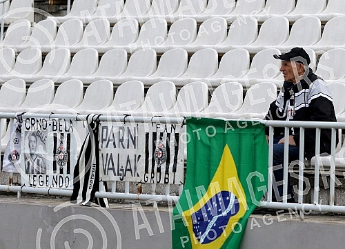 Serbian football Super League match between FK Partizan and FK Radnik Surdulica played at Partizan stadium. Utakmica fudbalske Super Lige Srbije izmedju FK Partizan i FK Radnik Surdulica odigrana na stadionu Partizana. 