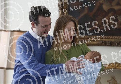 His Royal Highness Prince Philip Karadjordjevic and Danica Karadjordjevic with his son Stefan at the White Palace.Njegovo Kraljevsko Visocanstvo Princ Filip Karadjordjevic i Danica Karadjordjevic sa sinom Stefanom na Belom dvoru.