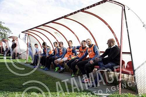 Utakmica 26-og kila Prve Lige Srbije izmedju FK Bezanija i FK BSK Borca odigrane na stadionu FK Bezanija u Beogradu