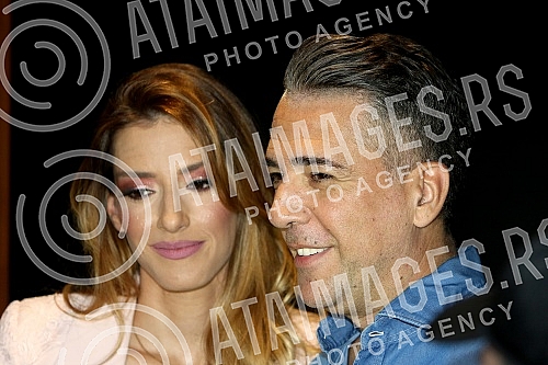 Celebration of the birth of Ana and Srna children by Zeljko Joksimovic and Jovana Joksimovic.Proslava rodjendana Ane i Srne dece Zeljka Joksimovica i Jovane Joksimovic.