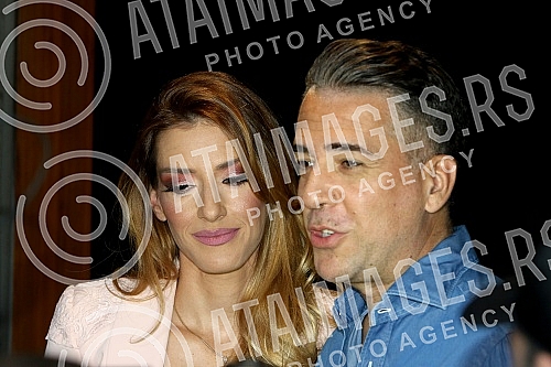 Celebration of the birth of Ana and Srna children by Zeljko Joksimovic and Jovana Joksimovic.Proslava rodjendana Ane i Srne dece Zeljka Joksimovica i Jovane Joksimovic.