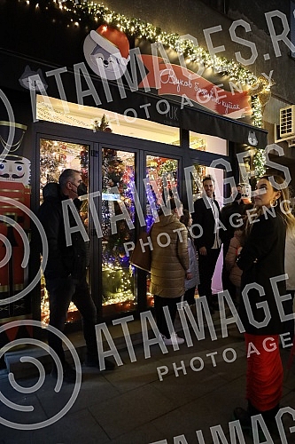 Opening of Vuk's Christmas Corner - the first Christmas concept pop-up store in Belgrade.Otvaranje Vukovog bozicnog kutka - prve Christmas concept pop-up prodavnice u Beogradu.