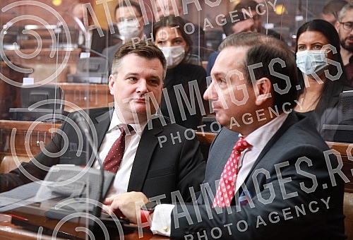 The Prime Minister of the Republic of Serbia, Ana Brnabic, is participating in the 7th session of the Second Regular Session of the National Assembly of the Republic of Serbia, where she presents the Draft Law on the Budget of the Republic of Serbia 