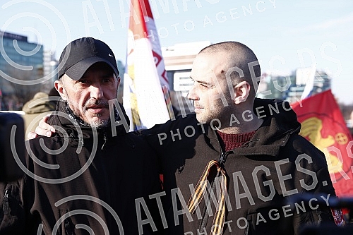 Driving a car called Z to win from the Sava Center to the Church of the Holy Trinity, next to the Church of St. Mark in support of Russia.Voznja automobilima pod nazivom Z za pobedu od Sava centra do hrama Svete Trojice, pored Crkve Svetog Marka u 