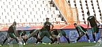 Training of Portugal national football team at Rajko Mitic stadium ahead of European Championship qualification match between Serbia and Portugal. 