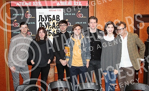 Press conference for the premiere of the play 