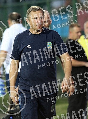 The match of the fourth round of Superleague Serbia between FK Rad and FK Zemun was played at FK Rad stadium.Utakmica cetvrtog kloa Superlige Srbije izmedju FK Rad i FK Zemun odigrana na stadionu Rada. 
