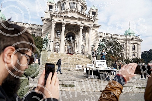 The Association of the Protector of entrepreneurs and businessmen organized a protest 