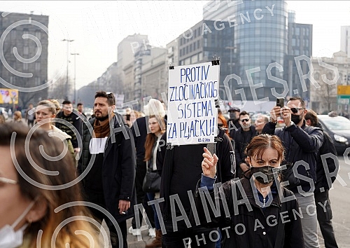 The Association of the Protector of entrepreneurs and businessmen organized a protest 