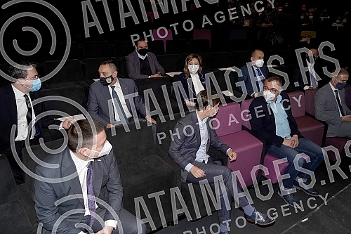 The Prime Minister of the Republic of Serbia, Ana Brnabic, presented the results of the work in the first 100 days of the government in Kombank Hall, and all members of the Government of the Republic of Serbia attended the presentation of the results