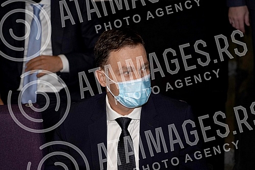 The Prime Minister of the Republic of Serbia, Ana Brnabic, presented the results of the work in the first 100 days of the government in Kombank Hall, and all members of the Government of the Republic of Serbia attended the presentation of the results