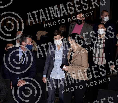 The Prime Minister of the Republic of Serbia, Ana Brnabic, presented the results of the work in the first 100 days of the government in Kombank Hall, and all members of the Government of the Republic of Serbia attended the presentation of the results