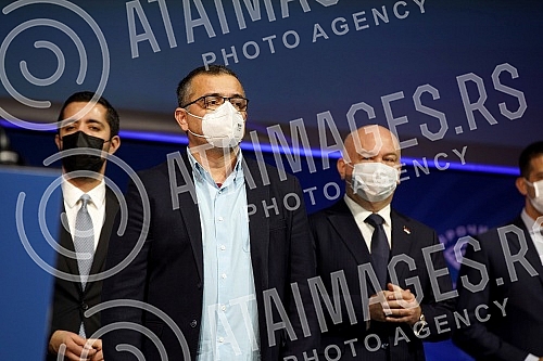 The Prime Minister of the Republic of Serbia, Ana Brnabic, presented the results of the work in the first 100 days of the government in Kombank Hall, and all members of the Government of the Republic of Serbia attended the presentation of the results