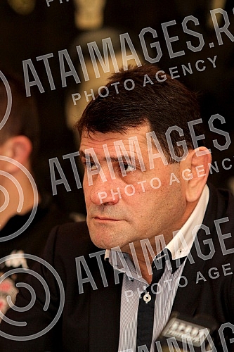 Konferencija za medije Rvackog kluba Partizan pred odlazak u Sibir (Rusija) na dva medjunarodna turnira