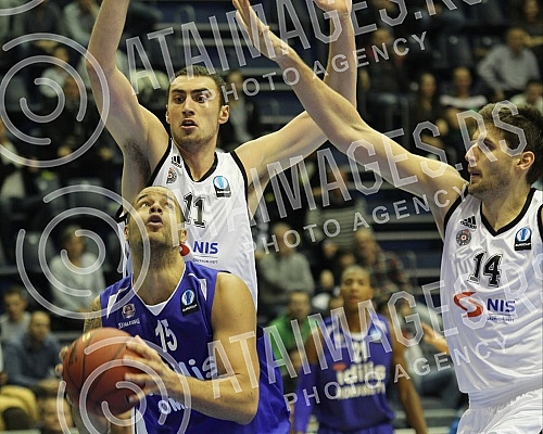 Utakmica petog (5) kola Evrukupa (EUROCUP) izmedju KK Partizan NIS Beograd i CSU Asesoft Ploiesti (Rumunija) odigrana u hali Pionir