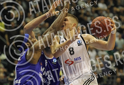 Utakmica petog (5) kola Evrukupa (EUROCUP) izmedju KK Partizan NIS Beograd i CSU Asesoft Ploiesti (Rumunija) odigrana u hali Pionir