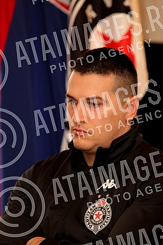 Konferencija za medije Rvackog kluba Partizan pred odlazak u Sibir (Rusija) na dva medjunarodna turnira